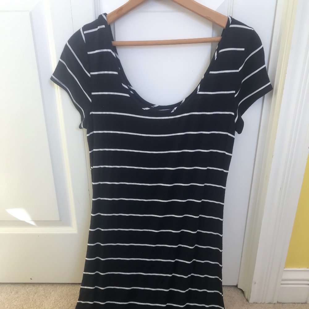 Striped T-shirt Dress